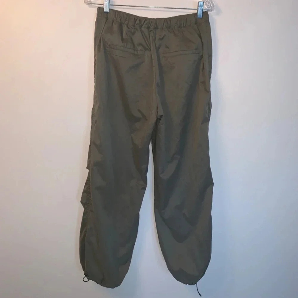Zara Green Parachute Pants S - Picture 4 of 14